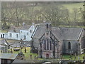 Tynron Churchyard, seen from the hill