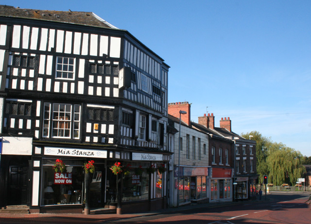 End of the High Street, Nantwich