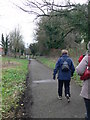 Footpath leading to the Taff Trail, Cardiff