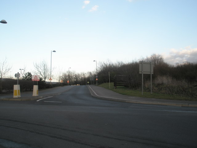Road back to Paulsgrove from Port Solent