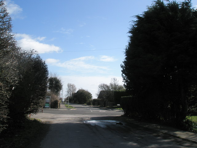 Modest crossroads at North Hayling