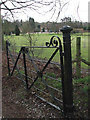 Churchyard gate to Mill Lane