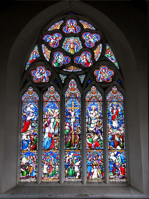 St Andrew's Church - east window © Evelyn Simak :: Geograph Britain and ...