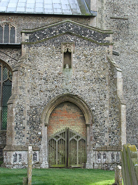 The church of St Peter & St Paul - north porch