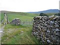 Harber Scar Lane and field gate