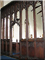 TF9402 : The church of St Peter & St Paul - rood screen by Evelyn Simak