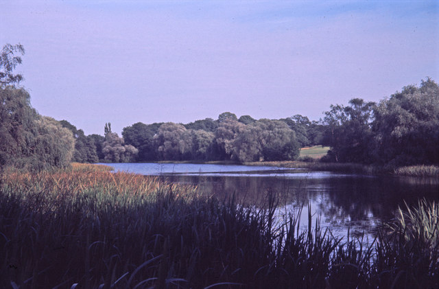 Lake at Trent Country Park, London N14