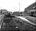 Metrolink ramp alongside GMEX, Manchester