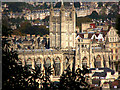 Bath Abbey from Beechen Cliff