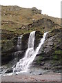 SX0589 : Waterfall at Tintagel by Andrew Lewis