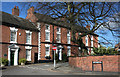 Georgian houses on Barker Street, Nantwich