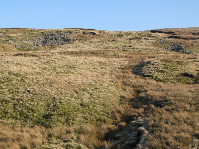 The lower slopes of Chapel Fell above Long Sike