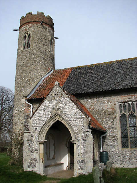 The church of St Peter & St Paul - porch and tower