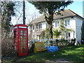 An old-style telephone box in West Stourmouth