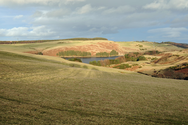 Farmland and Glenfarg Reservoir