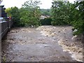 June 2007 - River Don Weir at Oughtibridge during the flood.