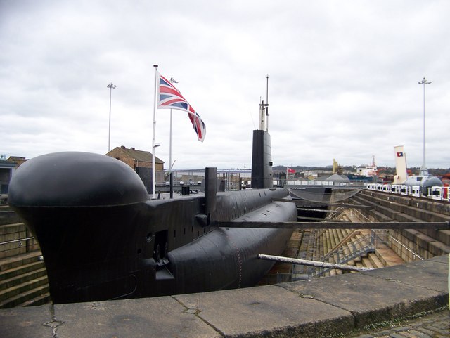 HM Submarine Ocelot at Chatham Dockyard