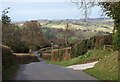 Lane approaching Waye Cross