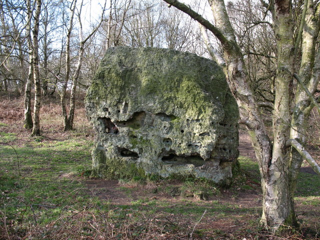 The 'holey' rock © Gordon Hatton :: Geograph Britain and Ireland