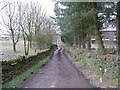 Driveway to Brookside Farm, Townhead, Dunford