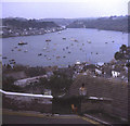 Polruan village and Fowey harbour