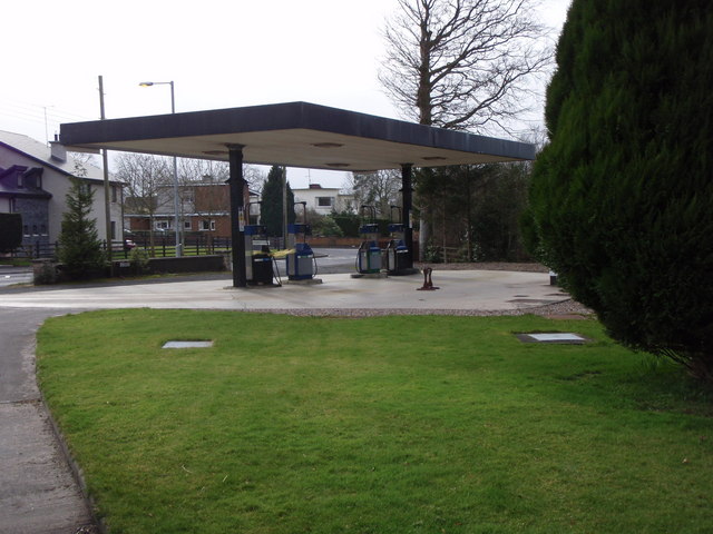 McEldowneys' Petrol Station - disused