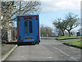 SO8427 : Mobile library parked near Haw Bridge by Pauline E