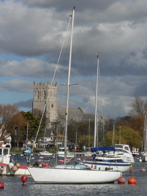 Wick: yacht and priory view