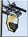 TL8564 : The Fox pub sign by Keith Evans