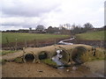 Footbridge by Pond Hall Farm