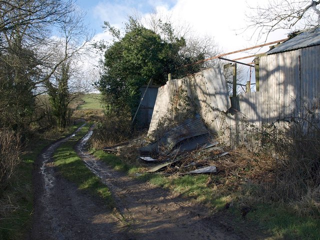 Collapsing barn
