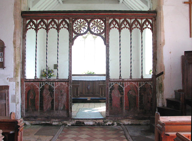 The church of All Saints - rood screen