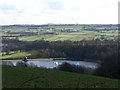 View across Dam Flask Reservoir  to Dungworth