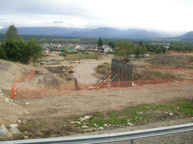 Construction of new underpass on A9