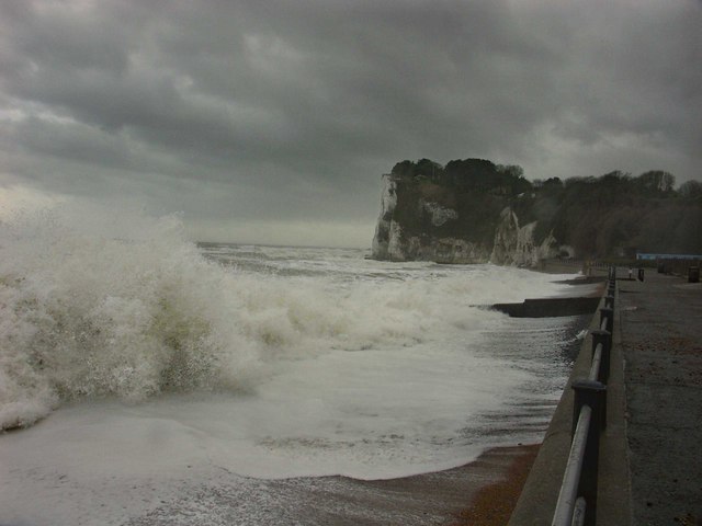 Stormy Day at St. Margaret's Bay, Kent