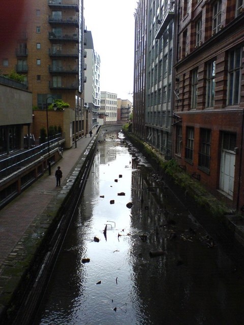 Rochdale canal before clean up