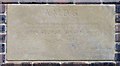 TQ1571 : St Peter & St Paul, Church Road, Teddington, Mx TW11 8PS - Foundation stone by John Salmon