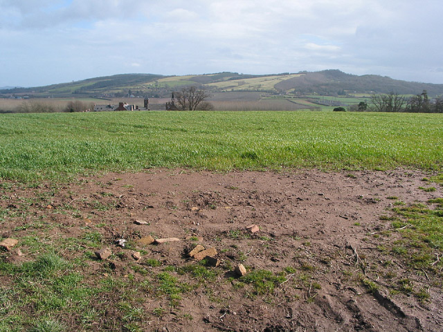 View over farmland at Bartestree