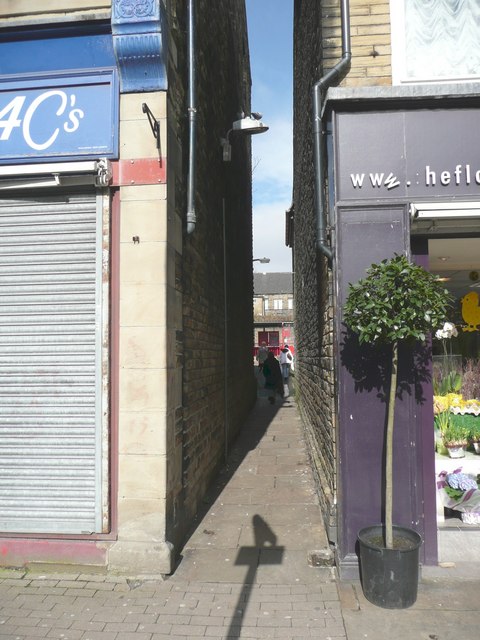 Snicket off Commercial Street, Brighouse