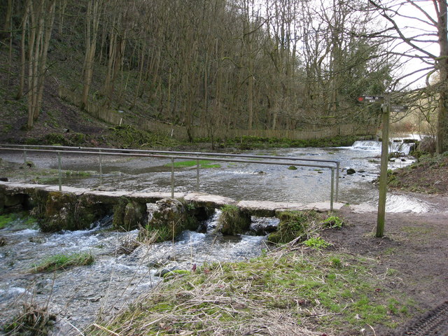 River Lathkill Footbridge near Lathkill Lodge