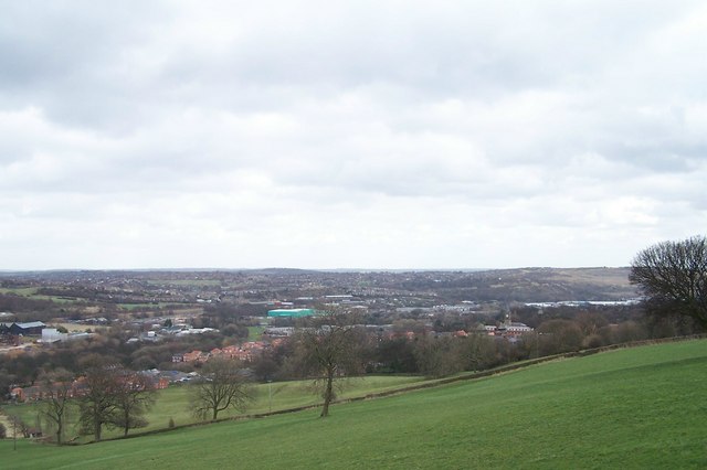 View from Worrall Road towards Sheffield