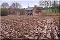 Cottages and Ploughed Field