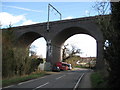 Hertford: Railway viaduct over the River Lee valley