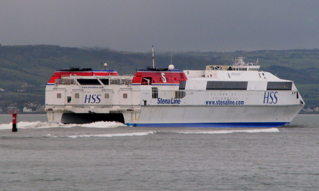 'Stena Voyager' leaving Belfast