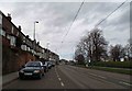 Sheffield supertram lines on Middlewood Road Hillsborough