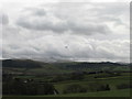 Low flying over the Usk Valley