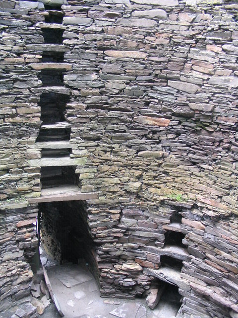 Interior of the Broch at Mousa