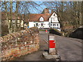 Bridge with width and weight restrictions at Chelsworth