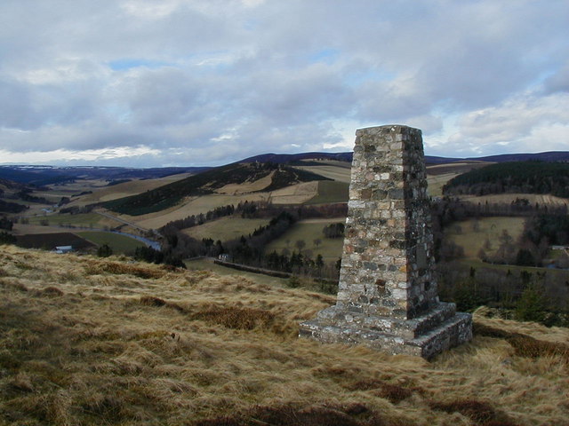 Monument (to Alexander Henry Leith) above Glenkindie