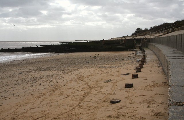 Sea defences at Walton © Bob Jones :: Geograph Britain and Ireland